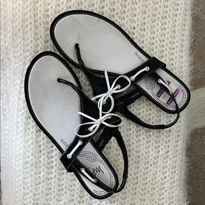 Impo Black and White Sandals